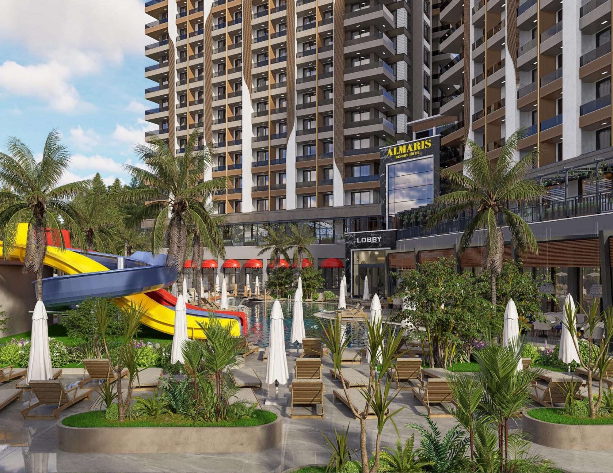Almaris Alanya Aparthotel Exteriör bild