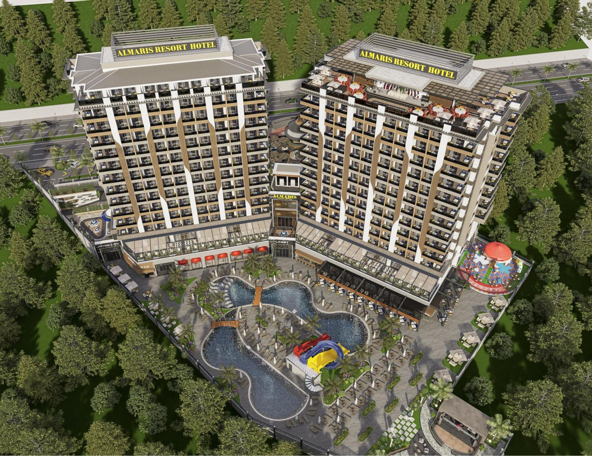 Almaris Alanya Aparthotel Exteriör bild