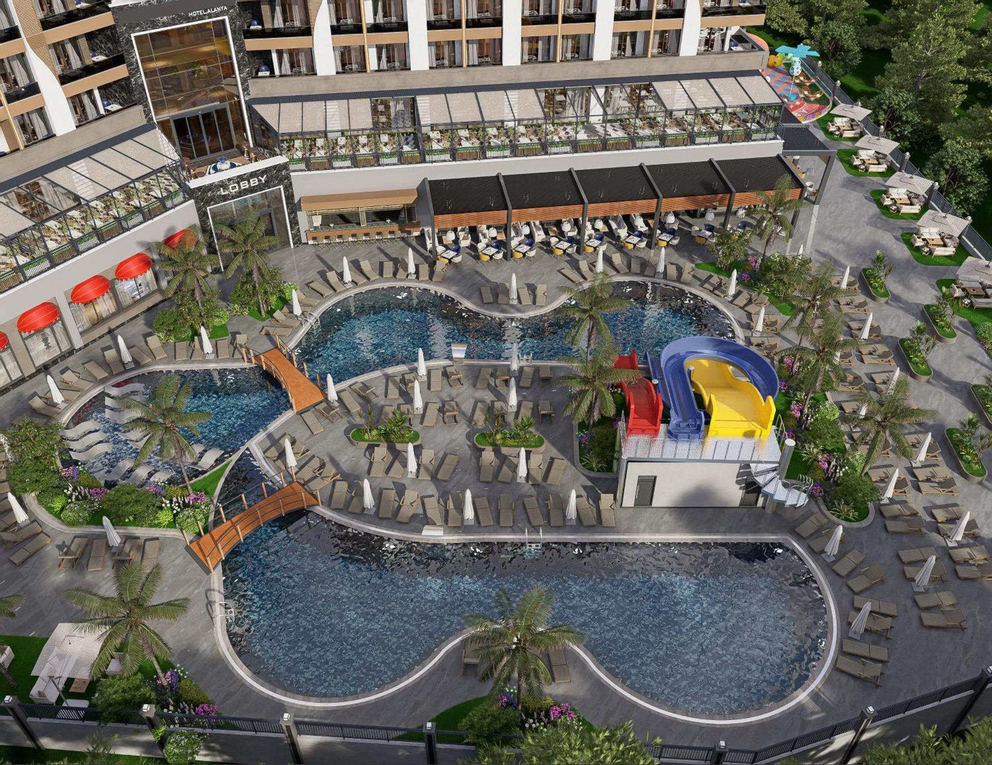 Almaris Alanya Aparthotel Exteriör bild