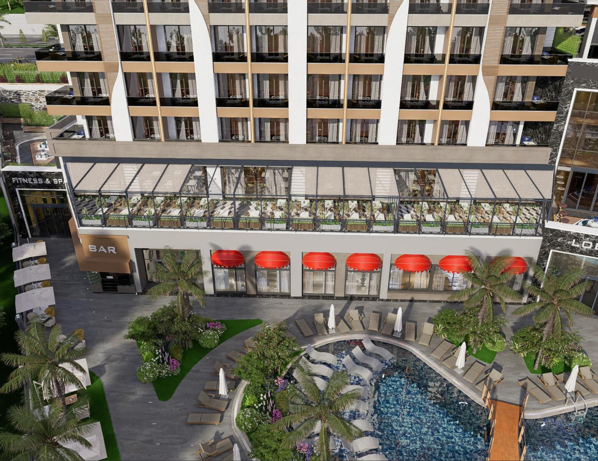 Almaris Alanya Aparthotel Exteriör bild