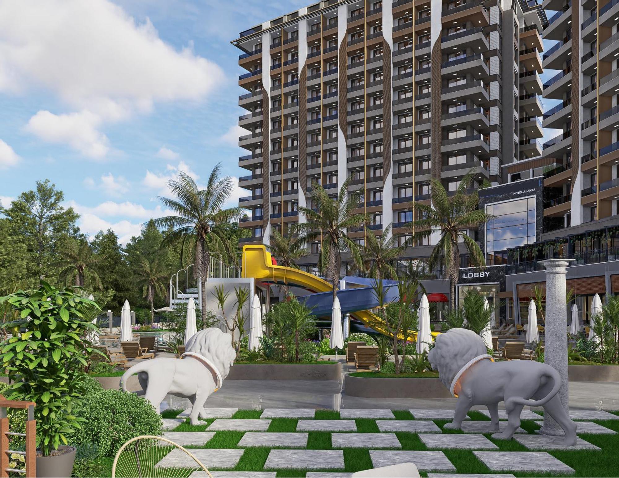 Almaris Alanya Aparthotel Exteriör bild