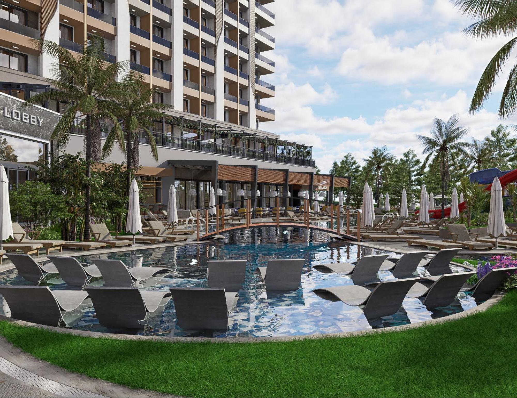 Almaris Alanya Aparthotel Exteriör bild
