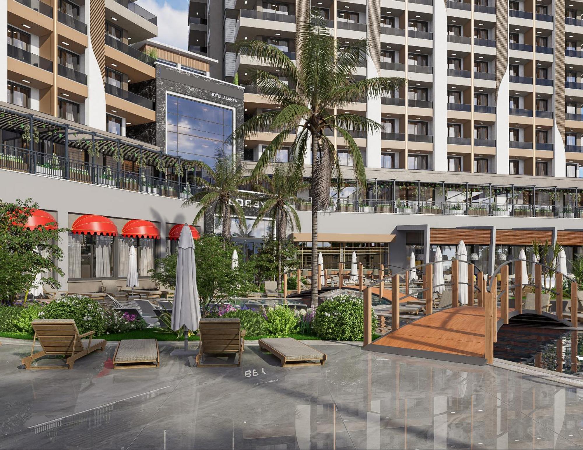 Almaris Alanya Aparthotel Exteriör bild