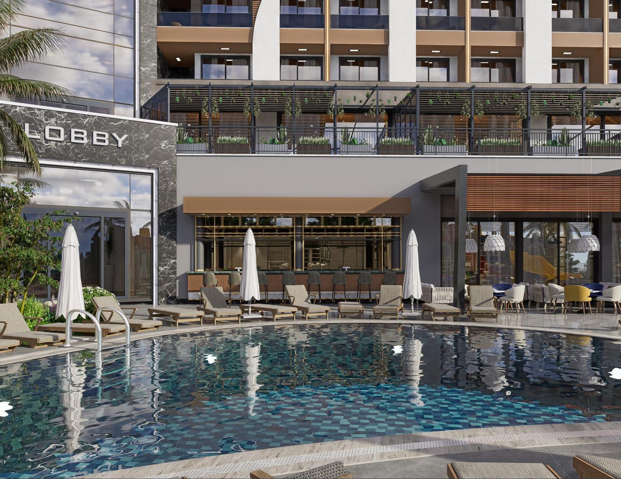 Almaris Alanya Aparthotel Exteriör bild